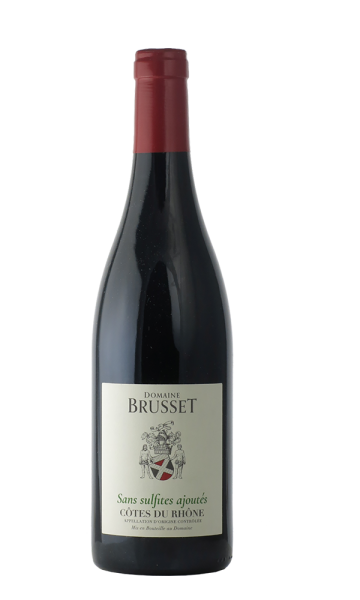 Domaine Brusset Côtes du Rhône Sans Sulfites Ajoutés